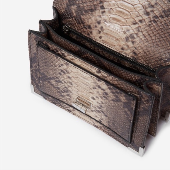 The Kooples Emily Small Python Leather Bag - Picture 6 of 9